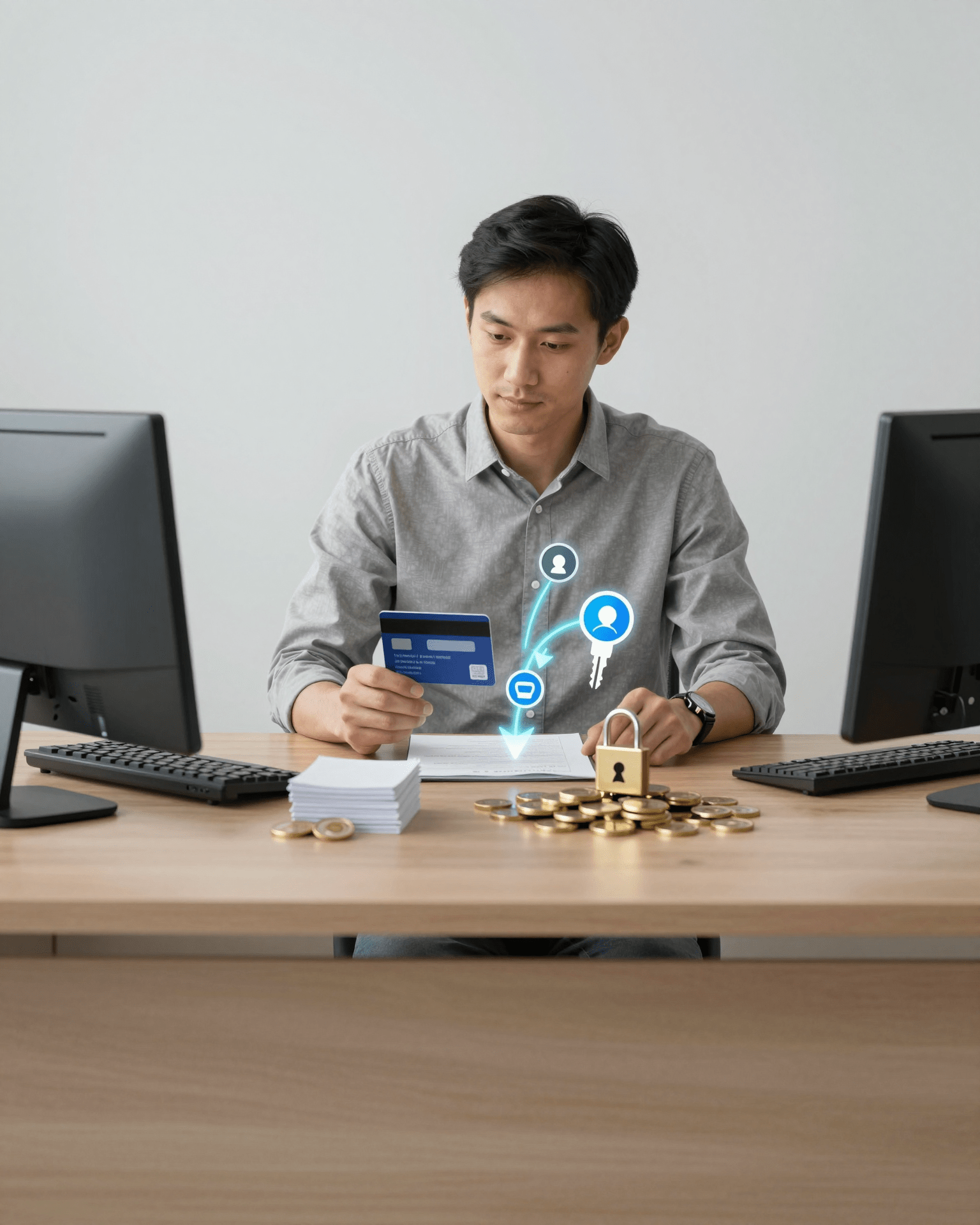 Teacher comparing free course building with paid course access and billing upgrade options