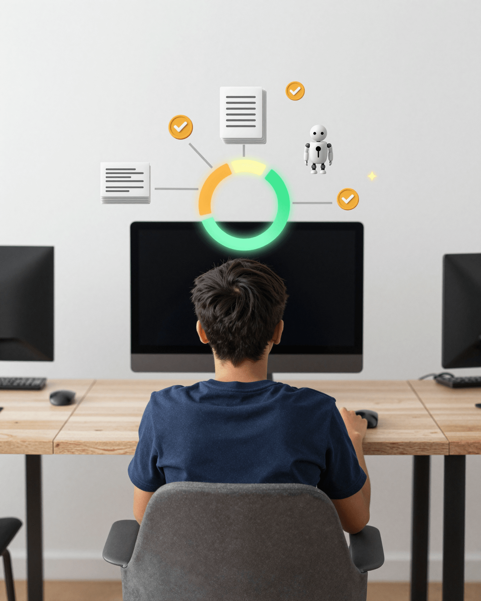 WordPress Online Lesson And Quiz Plugin course-building visual for teachers, trainers, and WordPress course creators