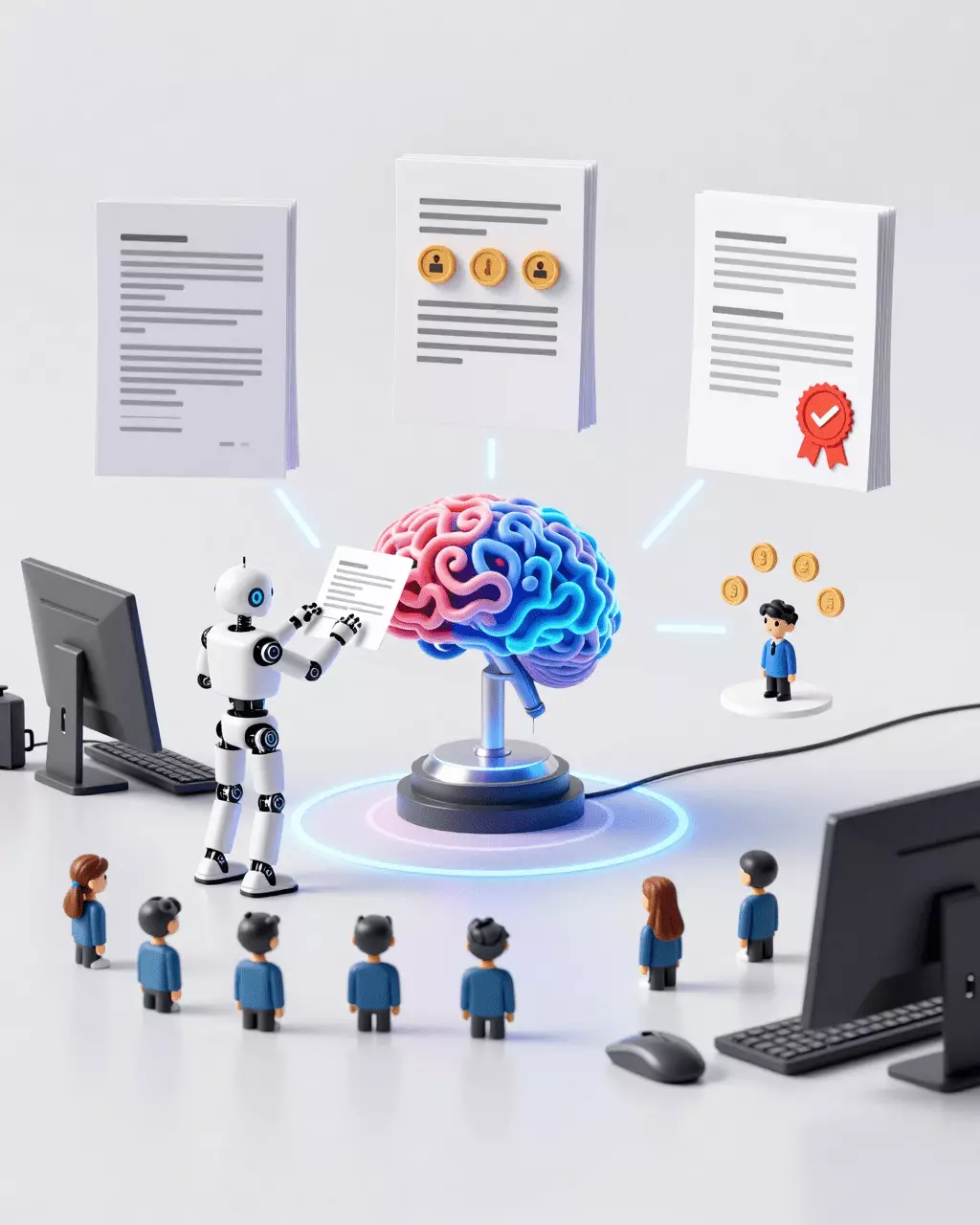 How AI Grading Works For WordPress Course Websites course-building visual for teachers, trainers, and WordPress course creators