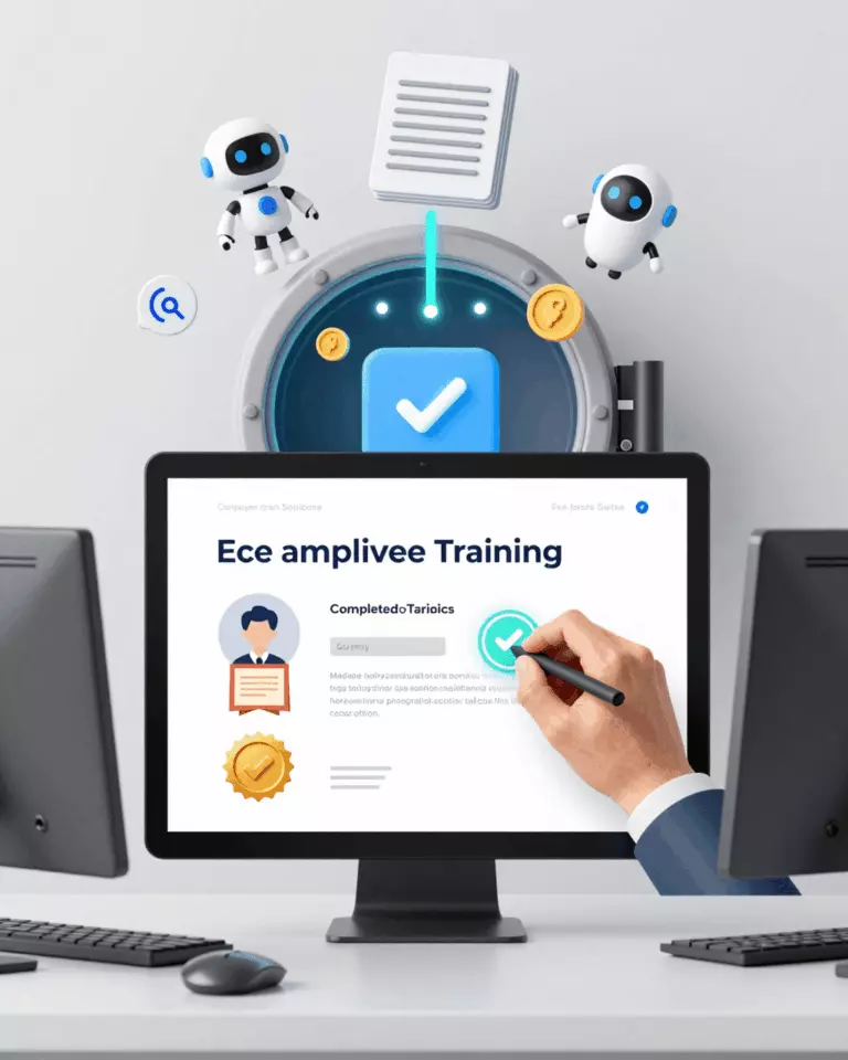 Certificate Workflows For Employee Training Websites course-building visual for teachers, trainers, and WordPress course creators