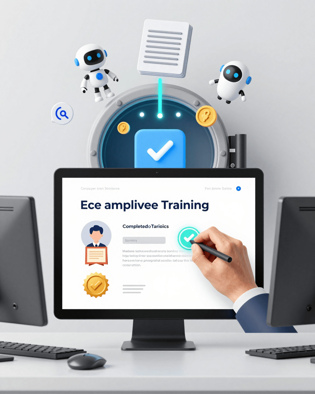Certificate Workflows For Employee Training Websites course-building visual for teachers, trainers, and WordPress course creators
