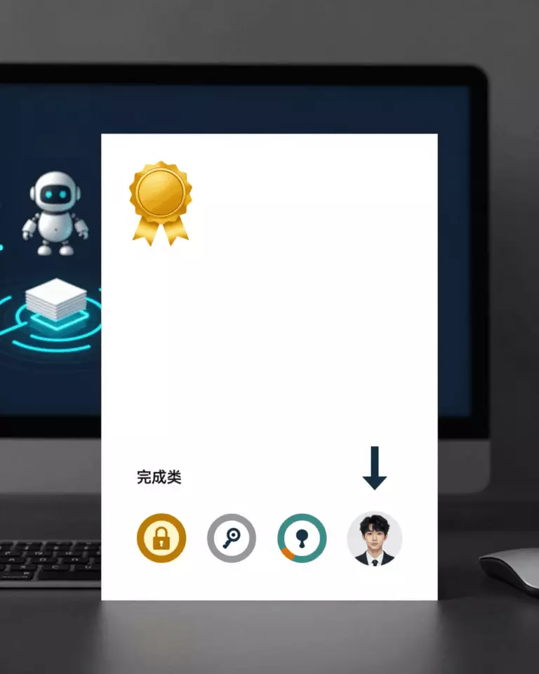 What To Include On An Online Course Certificate course-building visual for teachers, trainers, and WordPress course creators