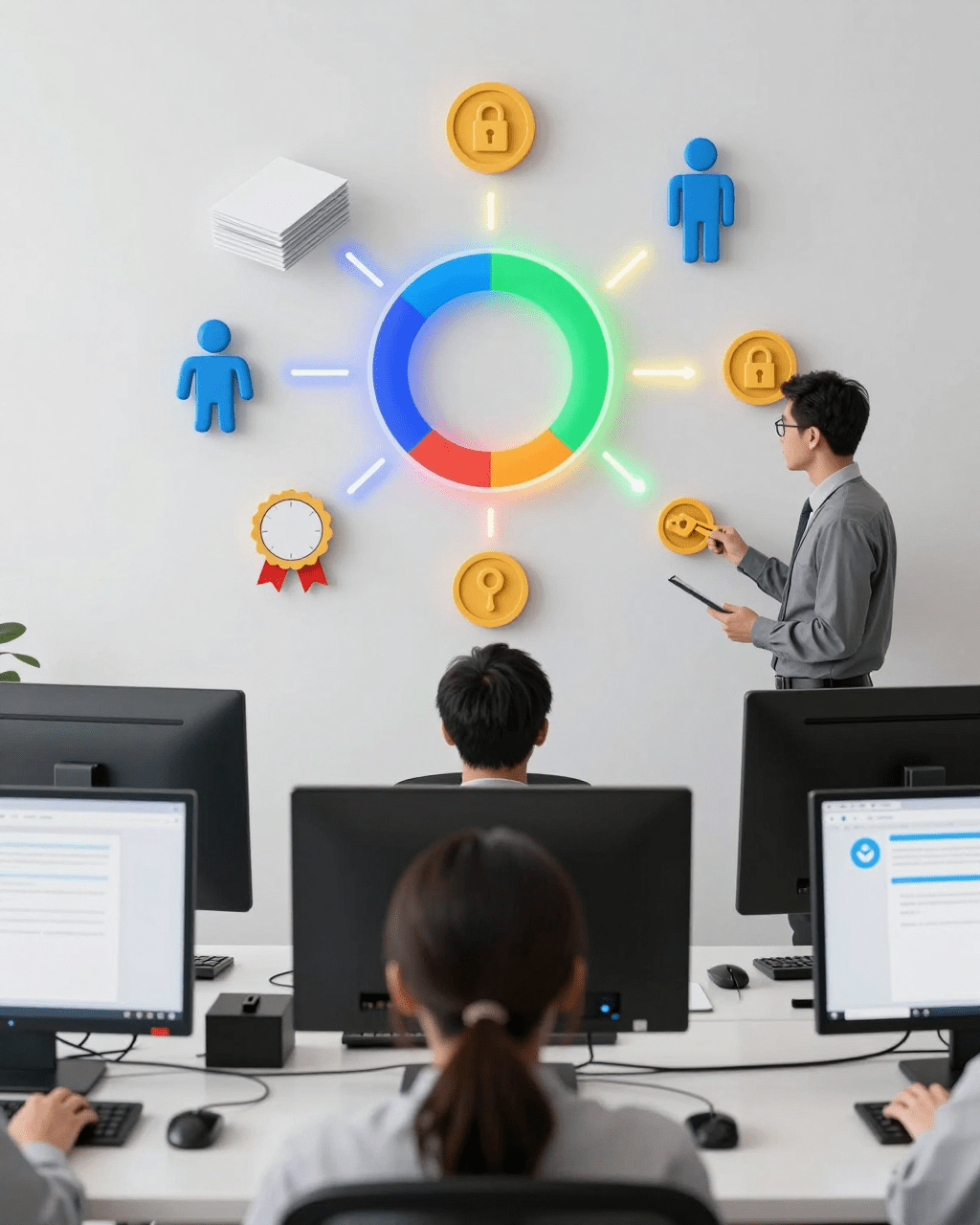 How To Build An Employee Training Portal In WordPress course-building visual for teachers, trainers, and WordPress course creators