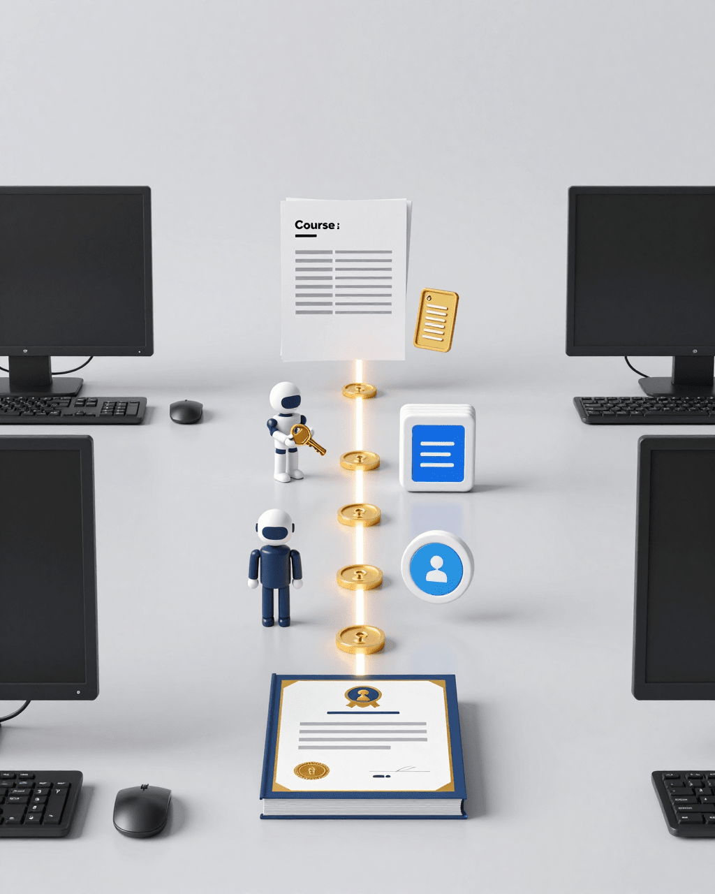 What To Consider Before Switching WordPress LMS Plugins course-building visual for teachers, trainers, and WordPress course creators