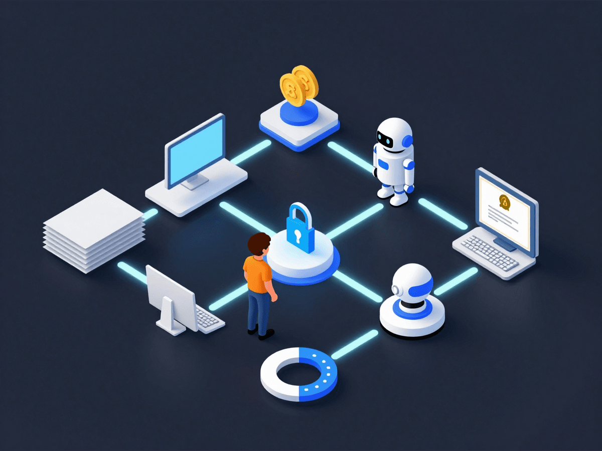 Student journey through lessons assessments AI feedback progress and certificate records